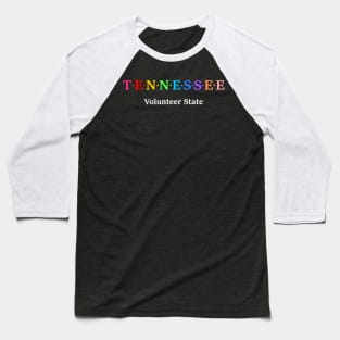 Tennessee, USA. Volunteer State. Baseball T-Shirt